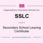 WES from Secondary School Leaving Certificate